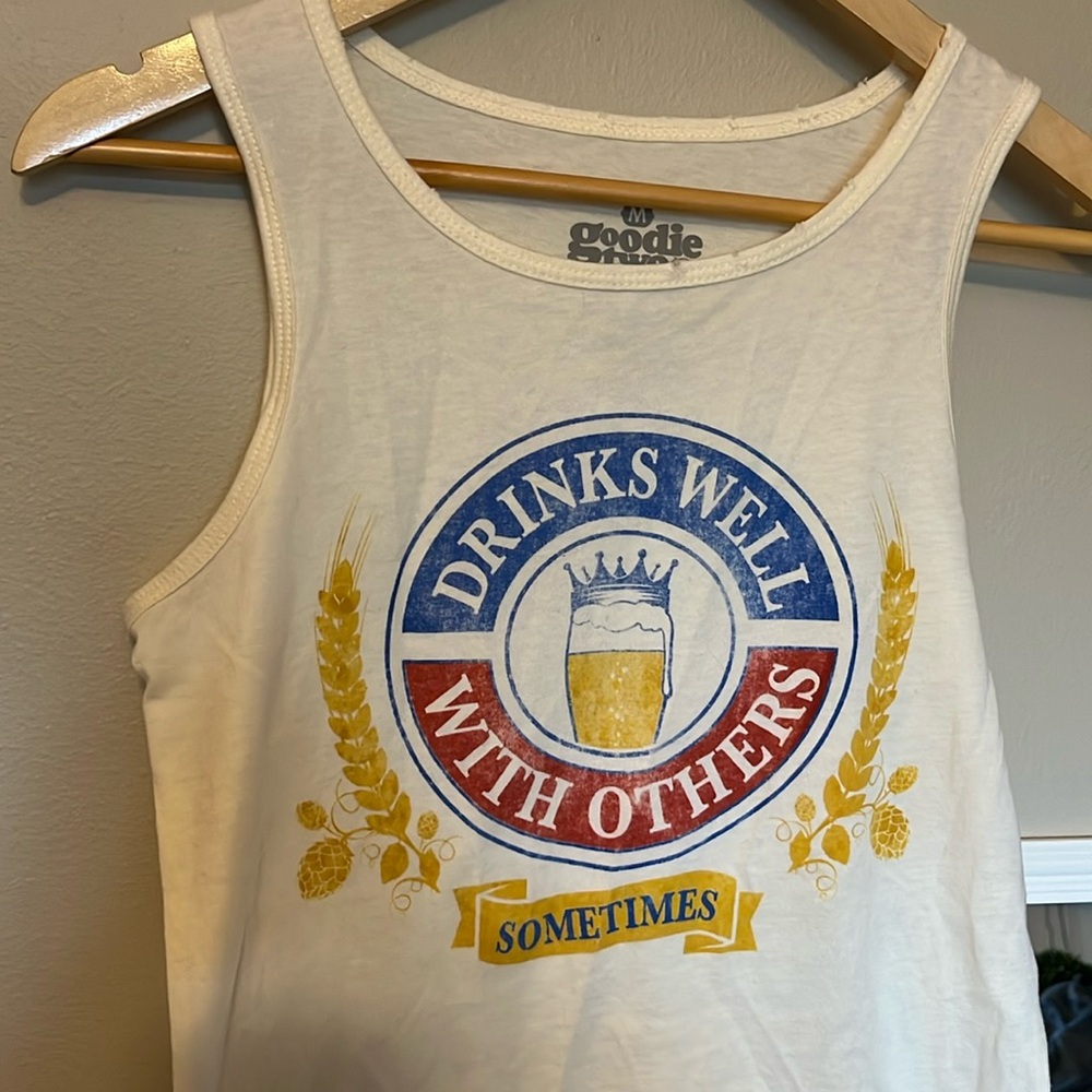 Buckle tank. Says size M but it’s small.
